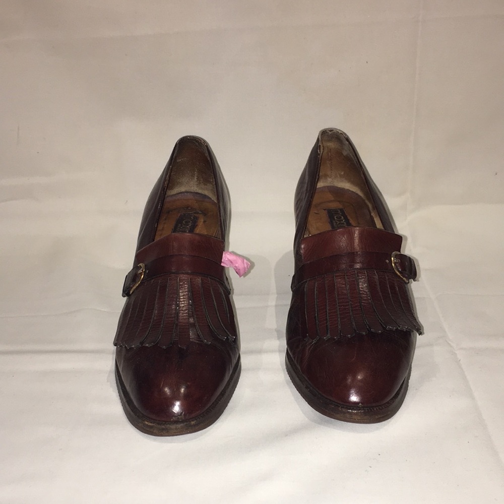 Maxime Vintage Heels with Fringe